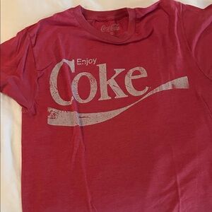 Coca Cola Kids Tee in Bold Red